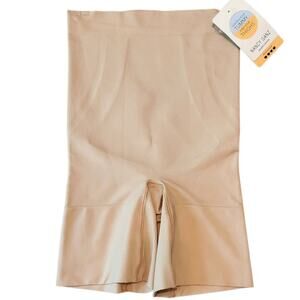 Nancy Ganz nude shapewear high-waisted shorts ultra firm control size S NWT